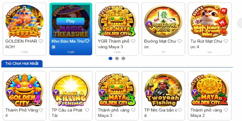 Sảnh TP QQ88 - Nền Tảng Phát Hành Game Nổ Hũ Uy Tín 2 Kho trò chơi trên nền tảng đồ sộ